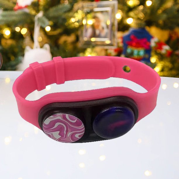 Funny Trick Magnet Portable Stress Relief para niños y adultos con TDAH (pulsera roja rosa) Ehuebsd libre de BPA