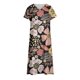 thumbnail image 3 of Vestido largo de playa con cuello redondo y manga corta con estampado floral sexy informal a la moda para mujer Pompotops ghjkhdj15395, 3 of 4