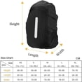 thumbnail image 2 of Backpack Rain Cover Waterproof Bag Cover with Reflective Belt Safety Rain Cover, 2 of 6