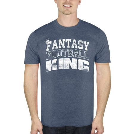 Fantasy Football King Men's Graphic T-Shirt, up to Size