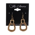 thumbnail image 2 of Gold-Tone Metal Dangle-Earrings #LQE2715, 2 of 2