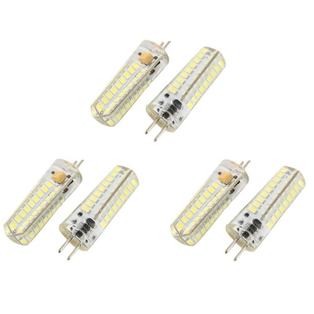 threat Careful reading Multiple 6X 6.5W GY6.35 LED Bulbs 72 2835 SMD LED 320Lm 50W Halogen Equivalent  Dimmable Pure White 6000K Silicone Corn Bulb - Walmart.com