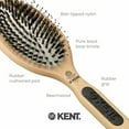 thumbnail image 5 of Kent PF01 Large Cushion Detangler Brush, Boar Bristle and Non-Scratch Nylon Mix Hairbrush for Straightening Smoothing. Oval Wood Paddle Detangling Hair Brush for Medium to Long Hair, Made in England, 5 of 6