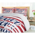 thumbnail image 5 of Ambesonne Saying Duvet Cover Sets, Words Indigo Inspirational, 2-Queen, Red Indigo, 5 of 7