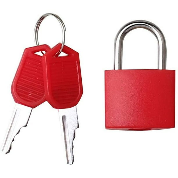 Mini padlock with key deals