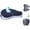 Blue, variant on Small Travel Seat Cushion for Airplane,Portable Foldable Seat Cushion, with -in Handles-Memory Chair Cushions to Posture & ,for , Office, Gaming (