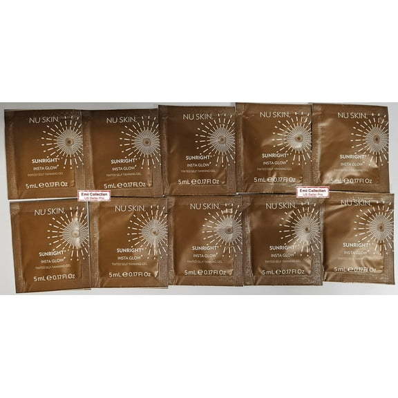 Nu Skin Nuskin Sample Size SunRight Insta Glow 0.17oz 5g (10 Small Pieces)