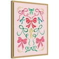 thumbnail image 4 of Kate and Laurel Framed Canvas Wall Art Print 'Christmas Bows' by Rachel Lee, 18 x 24 Sylvie Bright Gold Frame, Whimsical, Holiday Art for Wall Decor, 4 of 8