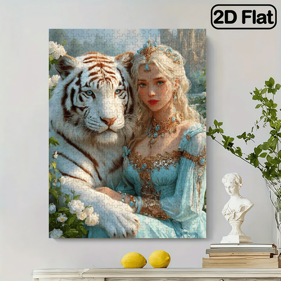 Butterfly Flower Puzzle 500pcs Large Puzzle Game Gift, Family Interactive Game, DIY Home Decor, Brain Challenge, High-Quality Fun Puzzle for Birthday,