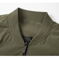 thumbnail image 4 of Jackets for Men, Men's Casual Stand Collar Lightweight Jacket, Lightweight Full Zip Front, Breathable Fabric, Packable for Travel Daily Wear, 4 of 7
