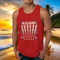 thumbnail image 2 of GERsome 4th of July Tank Tops for Men American Flag Patriotic T Shirts Crew Neck Sleeveless Summer Loose Fit Workout Gym Muscle Tee S-4XL, 2 of 5