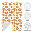 thumbnail image 5 of Yiaed Yellow Biscuit Print Baby Car Seat Canopy Carrier Cover, Breathable Nursing Cover for Breastfeeding,Multi-Use Infant Carseat Stroller Cover, 5 of 7