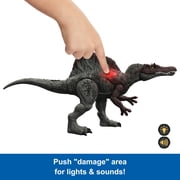 Jurassic World Epic Attack Slash Attackin' Spinosaurus Dinosaur Action Figure Toy, Multiple Features