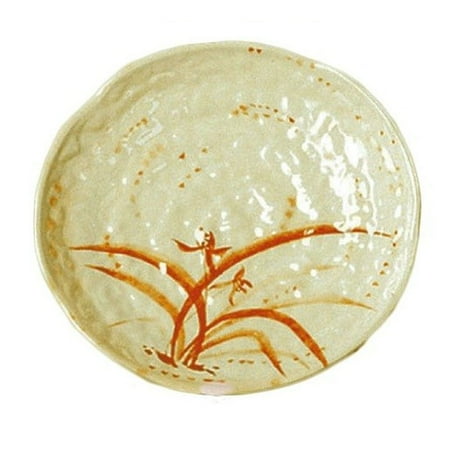 

Gold Orchid 7 1/4 Lotus Shape Plate Melamine Pack of 6 2 packs
