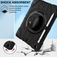 thumbnail image 6 of Dteck Case for iPad 9th/ 8th/ 7th Generation 10.2", Heavy Duty Shell with Rotating Stand/Hand/Crossbody Strap,Sturdy Shockproof iPad 10.2" Case (2021/2020/2019),Black, 6 of 8