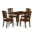thumbnail image 2 of East West Furniture Dining Room Set Mahogany, NDDU5-MAH-W, 2 of 5