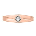thumbnail image 3 of 0.08 Carat Men's Diamond Wedding Band Ring in 14K Rose Gold (Ring Size 5.5) (SI1-SI2 Clarity), 3 of 4