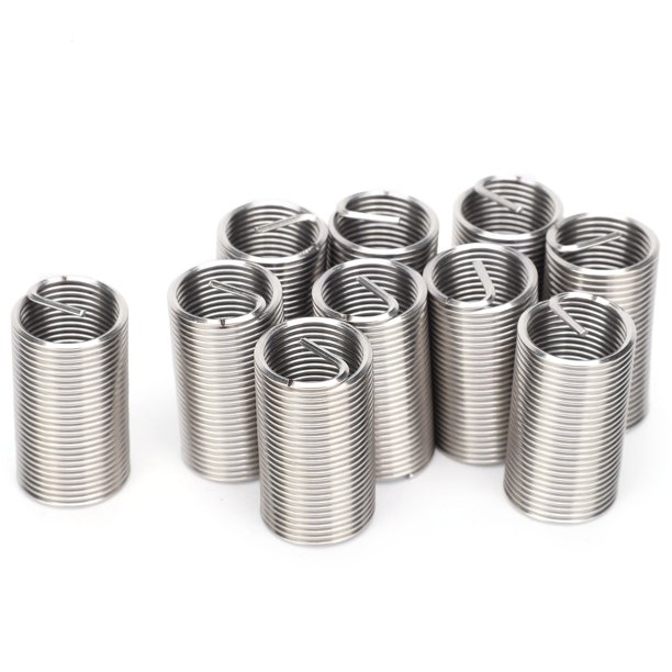 10 Piezas de Insertos de Rosca M16x1.5 Insertos de Rosca Tuerca Reducora de Rosca Inserto de Rosca M16x1.5, Herramienta de Reparación de Tuerca Reductora Macho Hurbret Sujetador