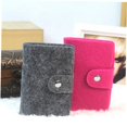 thumbnail image 3 of OULII Wallet Cover Case Holder Credit Card Holder Rosy Wool Felt 1Pcs, 3 of 8