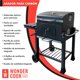 thumbnail image 2 of Asador De Hierro Wonder Cook Con Ruedas Mesa Lateral Doble Parrilla, 2 of 10