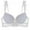 White, variant on Women Beauty Back Lingerie Lace Bras Underwear Deep V Lace Bra Seamless Push Up Brassiere
