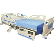 Glory Medical PAM-7 Full Electric Hospital Bed - 7-Function Hospital Bed for Home Care - Built-In Weight Scale, 10" Extension, CPR Release, Dual Side-Rail Controls (5.9" Foam Mattress)