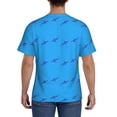 thumbnail image 3 of Vsdgher Party Shark Cute Print Men's Dry Fit Mesh Athletic Shirts Moisture Wicking Tennis T-Shirt Tops, 3 of 9