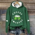 thumbnail image 2 of ICHUANYI Women's Fashion St. Patrick's Day Print Long Sleeve Crew Neck Ladies Sweatshirt Tops Blouse, 2 of 4