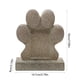 thumbnail image 3 of Lápida para mascotas, perros y gatos | Lápida de resina para jardín e interior | Adorno de homenaje y recuerdo de la pérdida de una mascota en beige o gris, 3 of 6