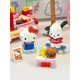 thumbnail image 4 of Bloques de construcción Keeppley Sanrio Mini Car Hello Kitty Cinnamoroll Pochacco Pompom Purin Hamburger Car Model Adornos Juguete Regalo, 4 of 5