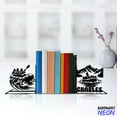 thumbnail image 2 of Handmadetneonsign River Rafting Metal Bookends, Rafting Boat Name Bookend, Water Sport Bookshelf Home Decor 76056, 2 of 4
