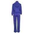thumbnail image 4 of Gibobby Set Pants y Sudadera Mujer Conjunto de dos piezas de joggers con capucha informales cálidos y moda de otoño e invierno de color para mujer(Azul,XL), 4 of 5