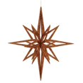 thumbnail image 1 of Copper 3D Glitter Star Ornament, 24 in., 1 of 1