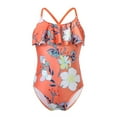thumbnail image 1 of MSemis Little Girls One Piece Floral Print Swimwear, 1 of 6