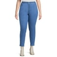thumbnail image 2 of JMS Just My Size by Hanes Women's Plus Size Pull-On Stretch Jeggings, Sizes 0X-4X, Regular and Petite, 2 of 7