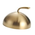 thumbnail image 4 of Tapa protectora antipolvo de acero inoxidable para alimentos, ideal para cocinas, interiores y exteriores de restaurantes. Oro 24 cm, 4 of 8
