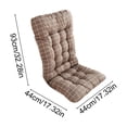thumbnail image 3 of Linnome All-in-One Thickened Integrated Seat & Backrest Chair Cushion, 100% Polyester High Density Cotton Filled Long Pad, Warm Winter Support Cushion for Office Rocker Recliner, 3 of 6