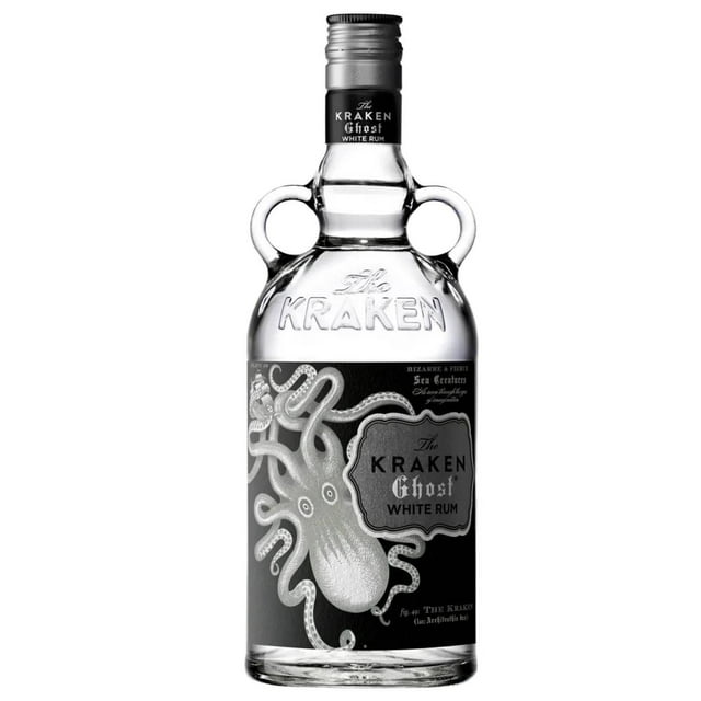Paquete de 3 Ron Kraken Ghost White 750 ml