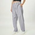 thumbnail image 5 of Mlqidk Healing Hands Scrubs for Women Soft Mid Rise Jogger Pant Straight Leg Lightweight Stretch Cargo Pant with Pockets Gray L, 5 of 5