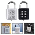 thumbnail image 4 of 6-Digit Password Combination Padlock Zinc Alloy for Suitcase For Password Lock, 4 of 6