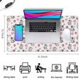 thumbnail image 5 of Long Mouse Pads for Desk,White Cow Strawberry Heart Pattern Desk Mats on Top Of Desks, Desk Mouse Pad Extra Large with 3mm Non-Slip Base and Stitched Edge for Gaming,Office,Work,Home 31.5"x15.7", 5 of 6