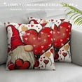 thumbnail image 3 of PIKWEEK Valentines Pillow Covers Red Valentines Decorations Cute Gnome Love Heart Balloon Throw Pillows Mother's Day Anniversary Decorative Cushion Case Farmhouse Outdoor Decor for Home, 3 of 5