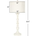 thumbnail image 5 of Safavieh Mamie 32.5-Inch High Candlestick Lamp, Cream, 5 of 6