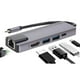 thumbnail image 1 of Hub USB C LINKON Plata con HDMI 4K Ethernet y Carga Rápida 87W, 1 of 7