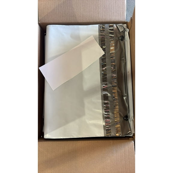 2.5 mil Poly Mailers 19x24 Inch 300pcs,double seal Shipping Bags for Clothes,Self Adhesive Shipping mailers #7, Waterproof Mailers Poly Bags returnable seal.