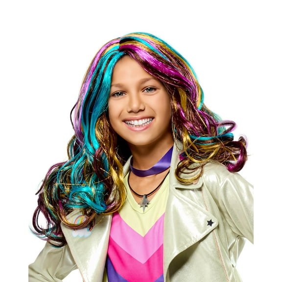 Unicorn Academy Sophia Mendoza Wig for Girls by Rubies, One Size
