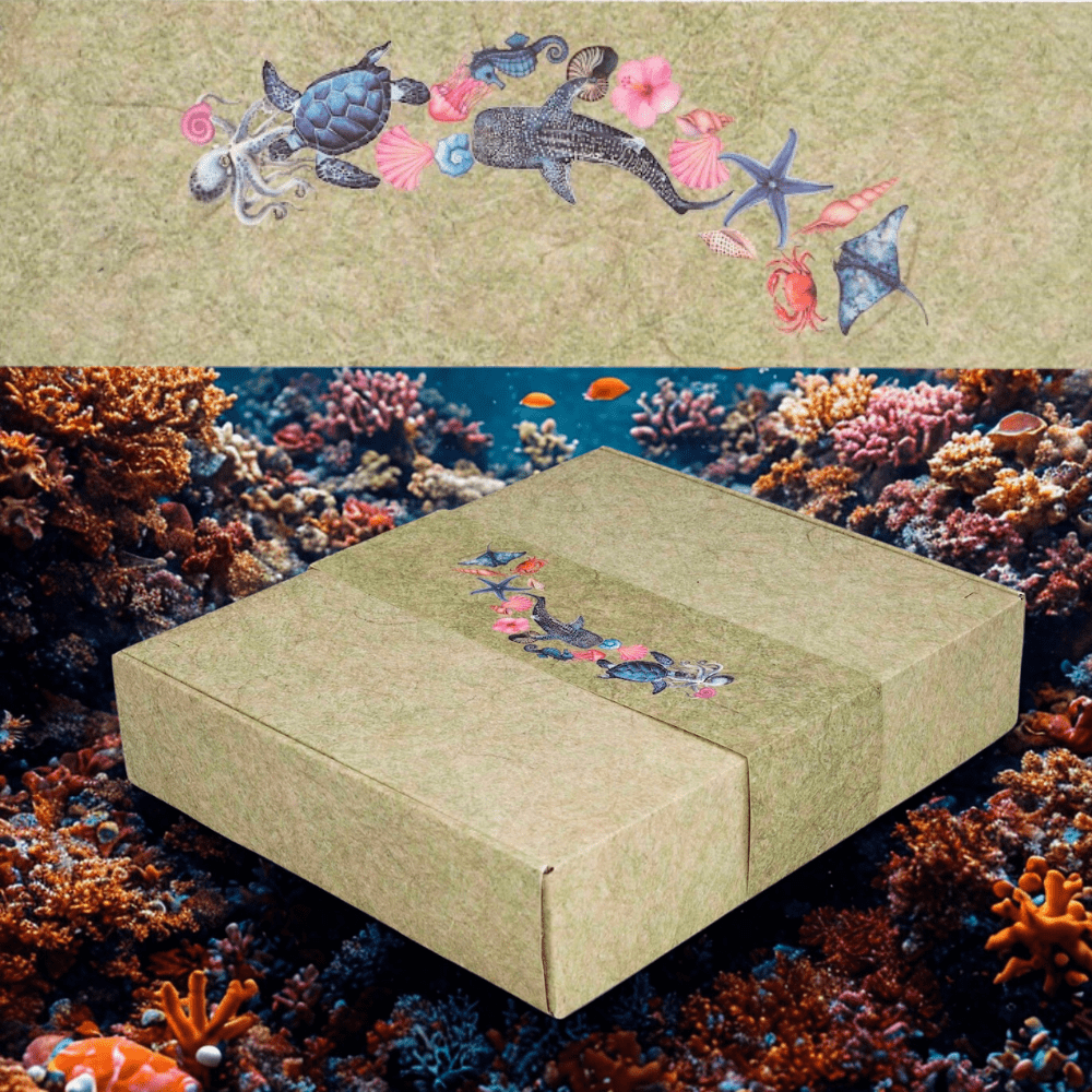 Biodegradable Urn for Human Ashes, Eco-Friendly Urn for Water or Earth Burial, Includes Water Soluble Ash Bag, Adult Size 3" H x 12" W x 14" L.