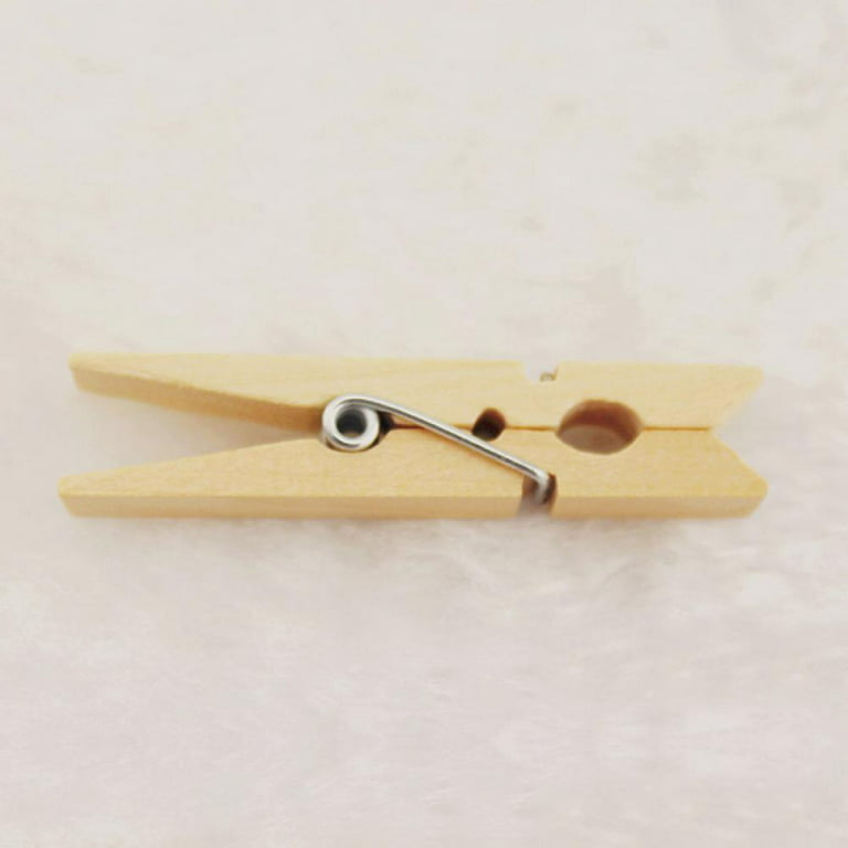 Mini Clothes Pins Mini Natural Wooden Clips Photo Clips - Temu