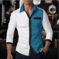 thumbnail image 1 of Camisa de hombre casual a rayas a cuadros con patrón irregular hawaiano suave y cómoda camiseta de calle para exteriores para hombre talla grande 6XL, 1 of 6