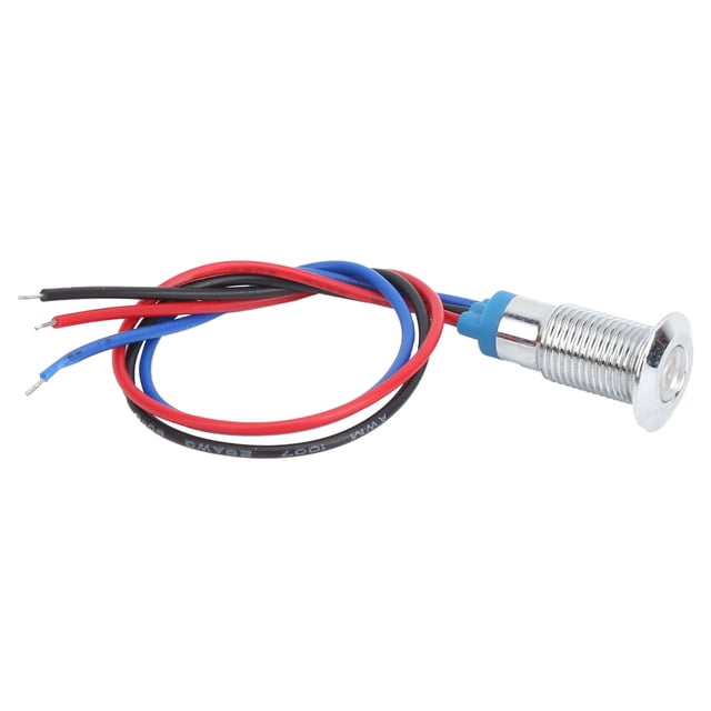 LED Redondos Precableados De 8 Mm, 36 V, Luces Metálicas Impermeables De 2 Colores, Cátodo Común, 4 Juegos, Lámparas LED De Componentes Electrónicos